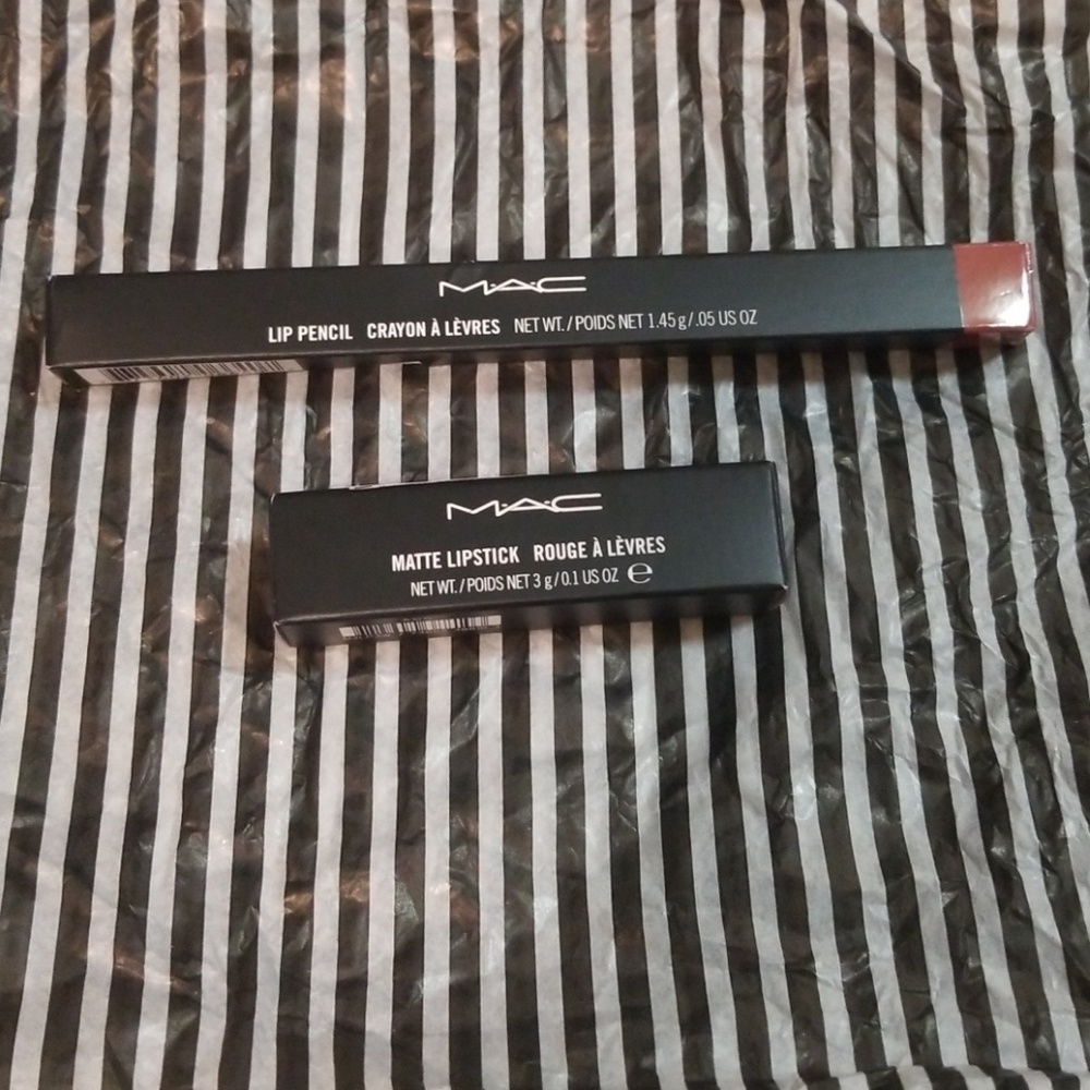 Brand new Mac lipstick and lip liner